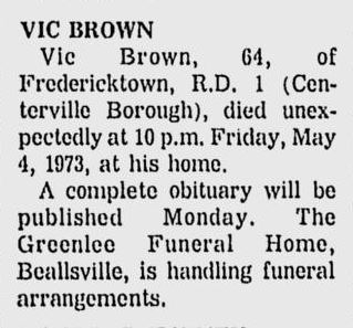 Victor C. Brown obituary